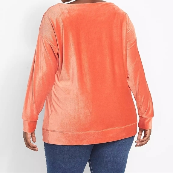 Lane Bryant Boatneck Chenille Top - Picture 7 of 9